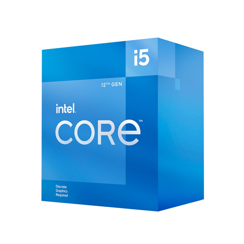 INTEL Core i5-12400F 2,5GHz 6 Kerne 18MB Cache Sockel 1700 (Boxed ohne Lüfter)