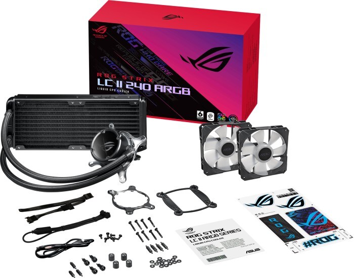 ASUS ROG Strix LC II 240 ARGB Komplettwasserkühlung für AMD und Intel CPUs