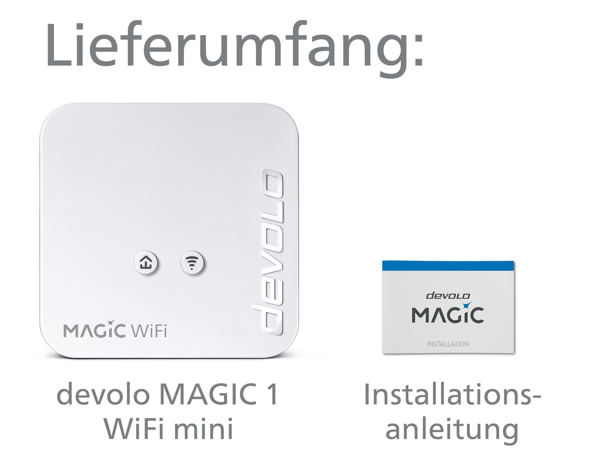 Kit 2 CPL Wifi mesh, Magic 1 WiFi mini, 1200mbits, DEVOLO