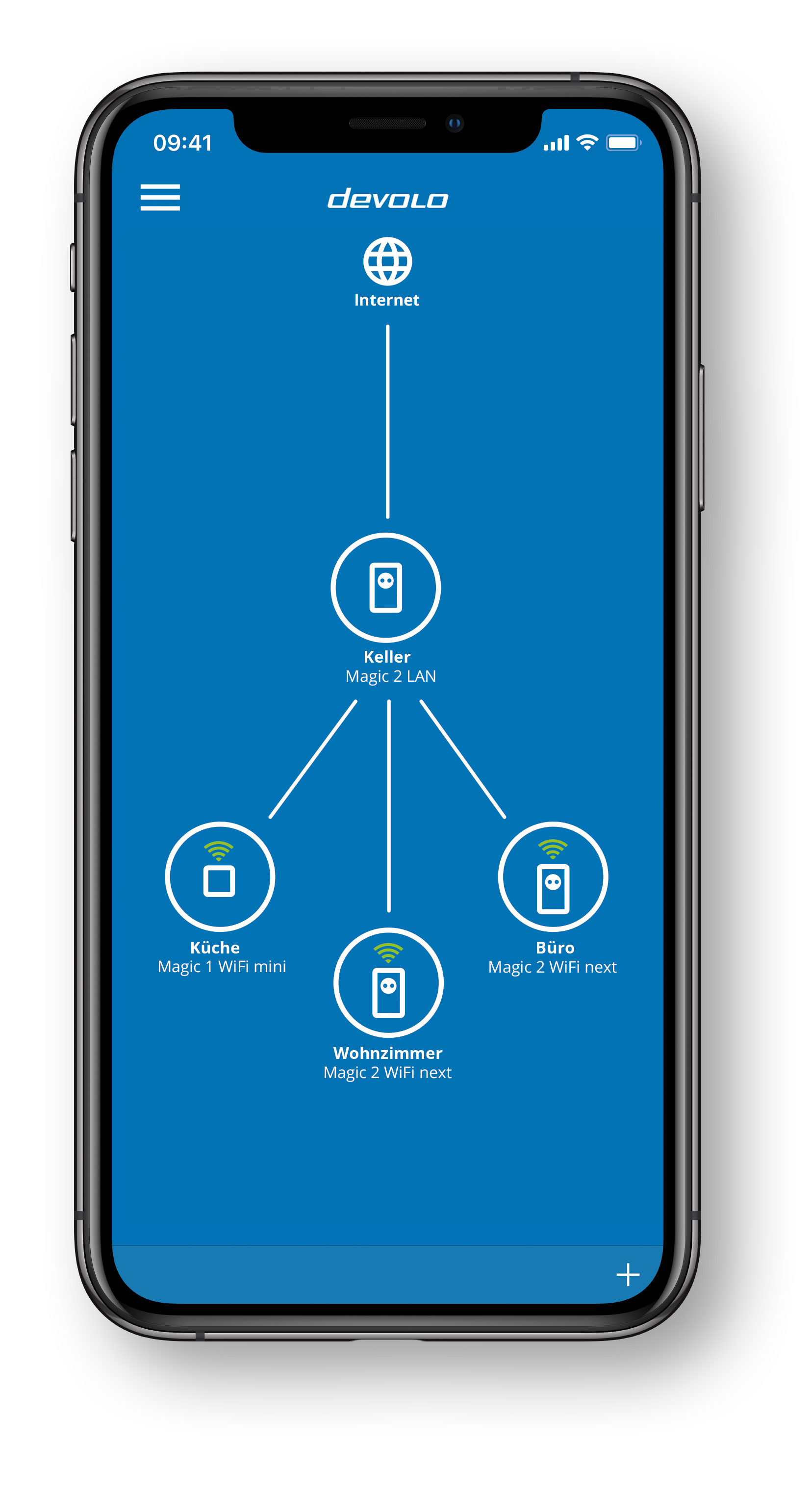 Devolo Magic 1 WiFi mini Ergänzung (1200Mbit, Powerline + WLAN, 1x LAN, Mesh)