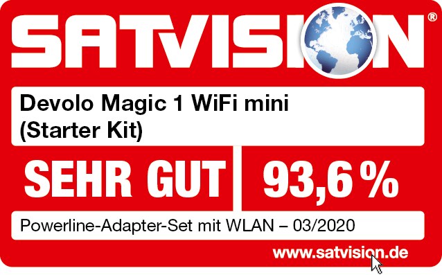 devolo Magic 1 WiFi mini Starter Kit (1200Mbit, G.hn, Powerline +