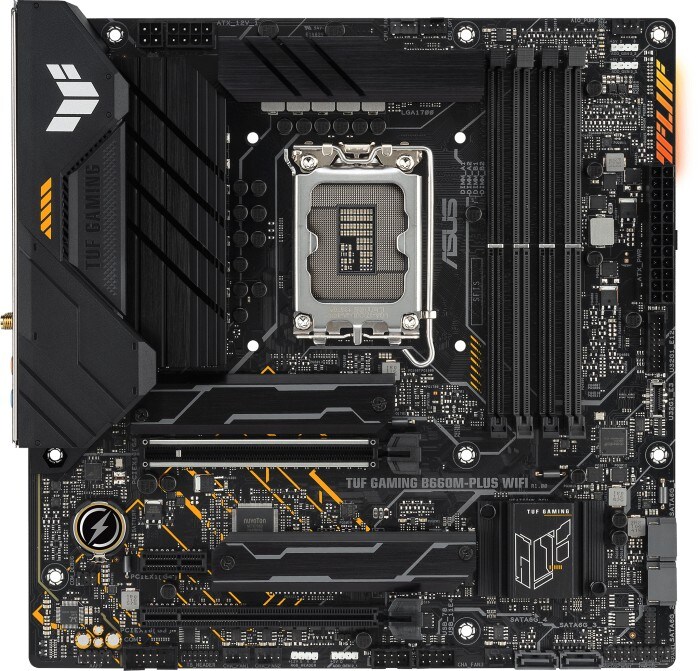 ASUS TUF Gaming B660M-Plus WIFI mATX Mainboard 1700 DP/HDMI/M.2/Typ C