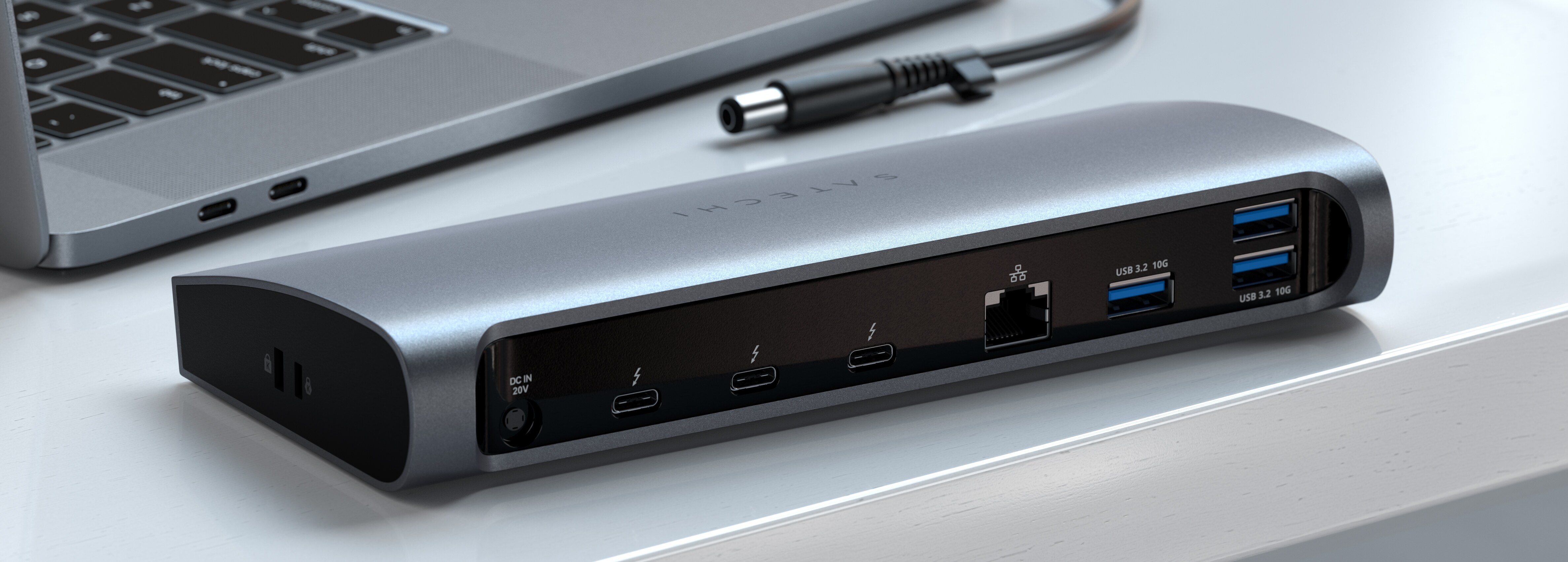 Satechi Thunderbolt 4 Dock Space Grau