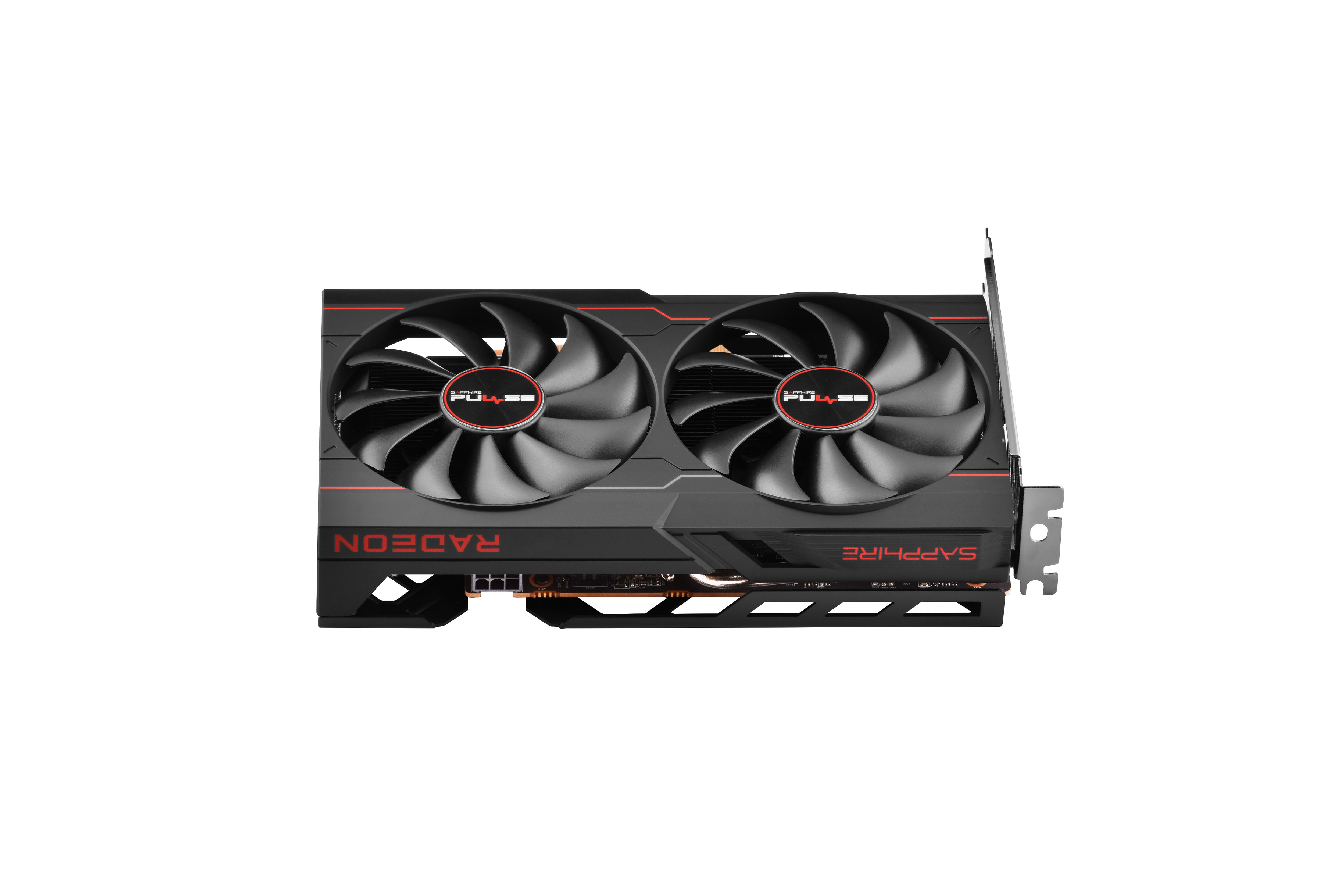 SAPPHIRE AMD Radeon RX 6500 XT OC Pulse Gaming Grafikkarte mit 4GB GDDR6