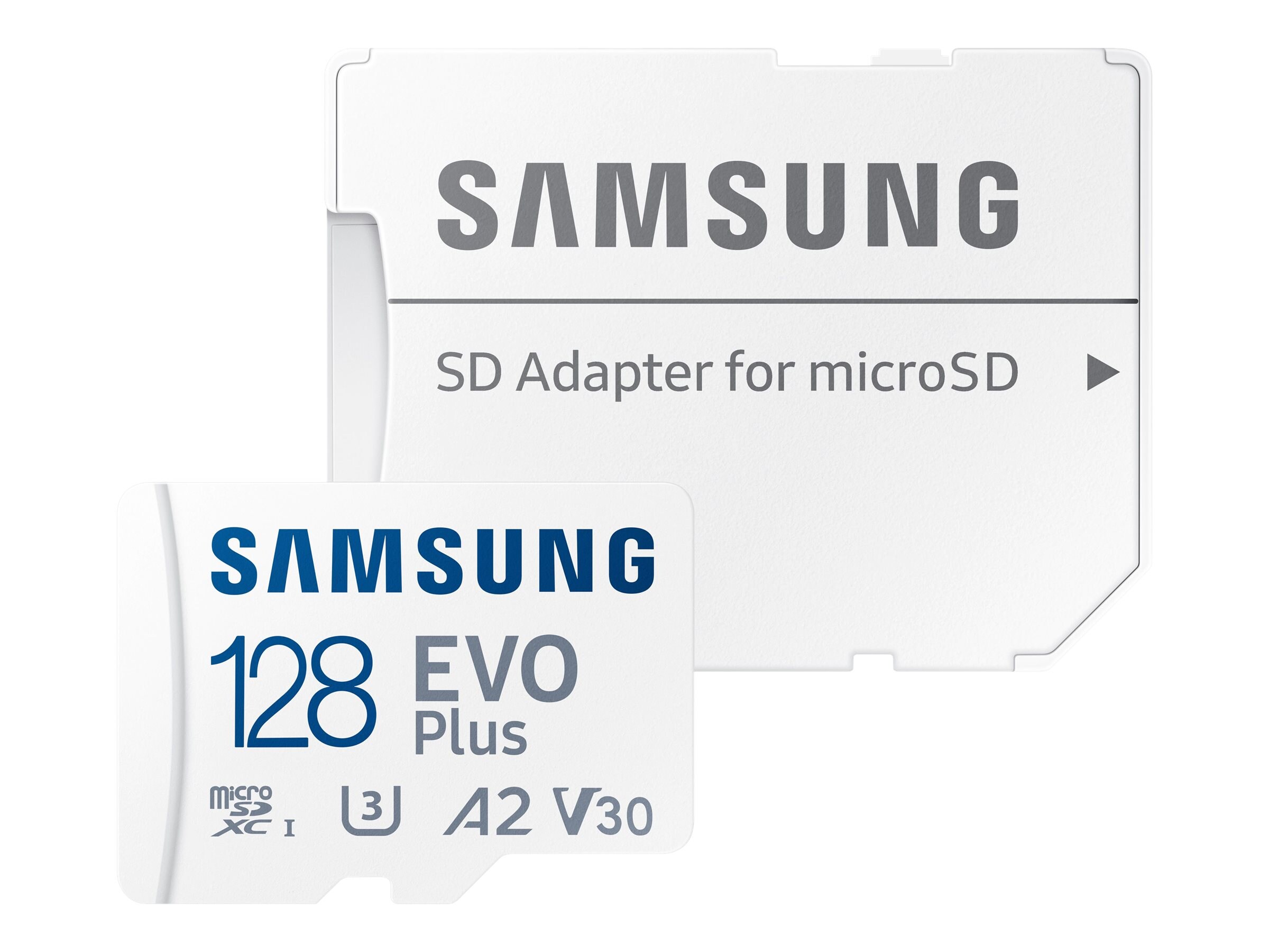 Samsung Evo Plus 128 GB microSDXC Speicherkarte (2021) (130 MB/s, Class 10, U3)