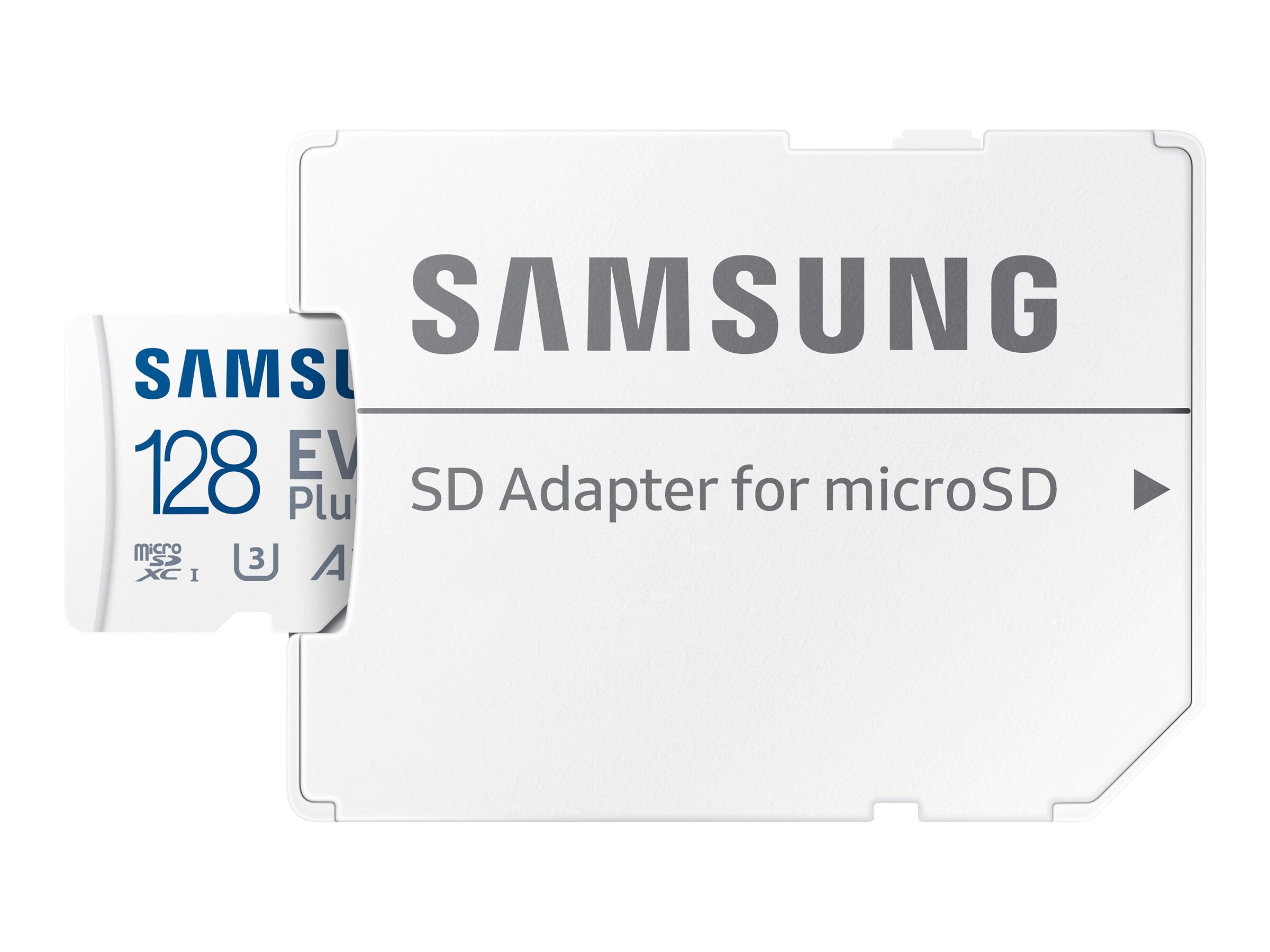 Samsung Evo Plus 128 GB microSDXC Speicherkarte (2021) (130 MB/s, Class 10, U3)