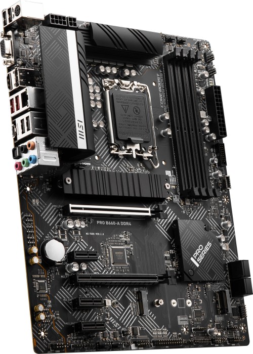 MSI PRO B660-A DDR 4 ATX Mainboard Sockel 1700 M.2/HDMI/DP/VGA/USB-C