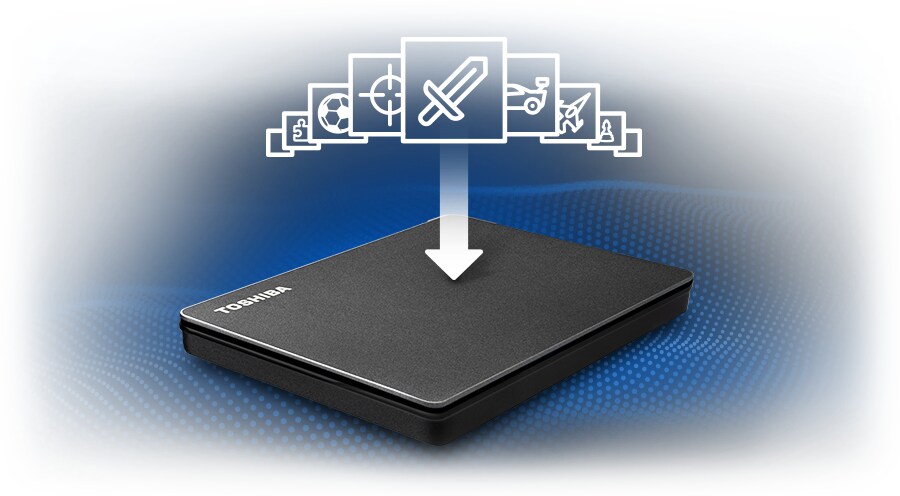 Toshiba Canvio Gaming 4 TB externe Festplatte USB 3.2 Gen1 2,5 zoll schwarz  ++ Cyberport