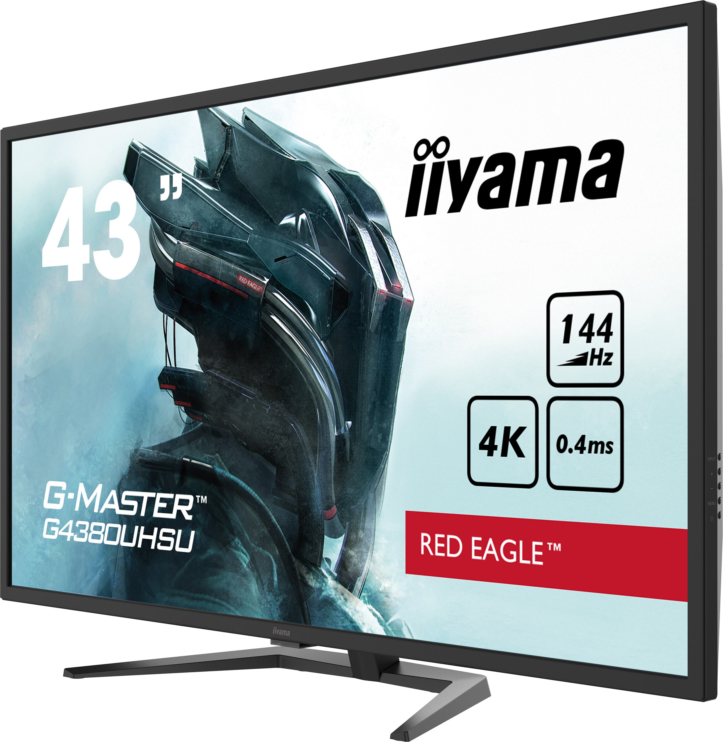 iiyama G-Master G4380UHSU-B1 108cm (43") 4K UHD Monitor HDMI/DP 144Hz 0,4ms HDR