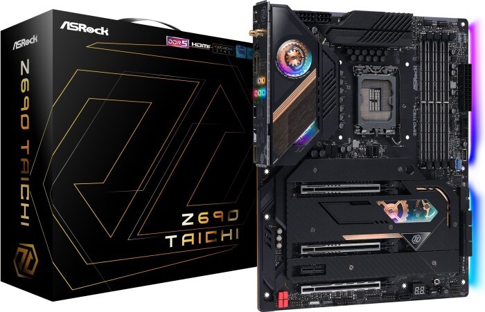 ASRock Z690 Taichi ATX Mainboard Sockel 1700 RGB/GL/M.2/HDMI/USB3.2/BT/WIFI