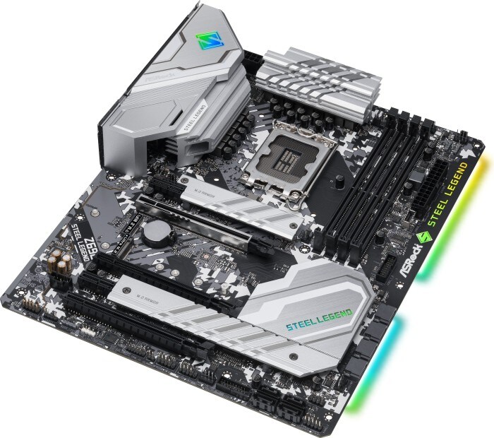 ASRock Z690 Steel Legend ATX Mainboard Sockel 1700 RGB/GL/M.2/HDMI/DVI/USB3.2