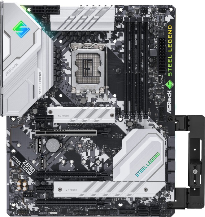 ASRock Z690 Steel Legend ATX Mainboard Sockel 1700 RGB/GL/M.2/HDMI/DVI/USB3.2