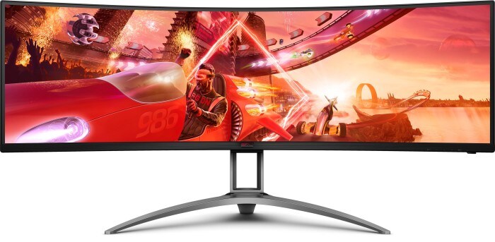 AOC AGON AG493UCX2 124cm (48,") DQHD VA Curved Gaming Monitor HDMI/DP/USB-C 165H