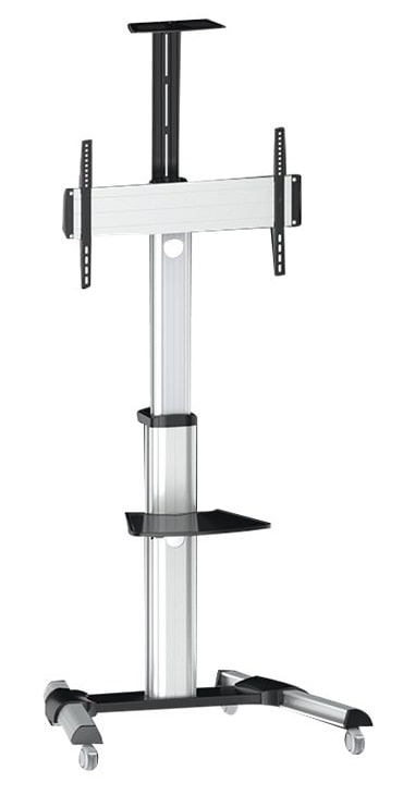 LogiLink TV-/Monitor Rollwagen für TFTs 94-178cm (37"-70") silber/schwarz