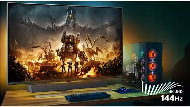 Philips 279M1RV/00 68,6cm (27") 4K UHD IPS Monitor 16:9 HDMI/DP/USB Ambiglow