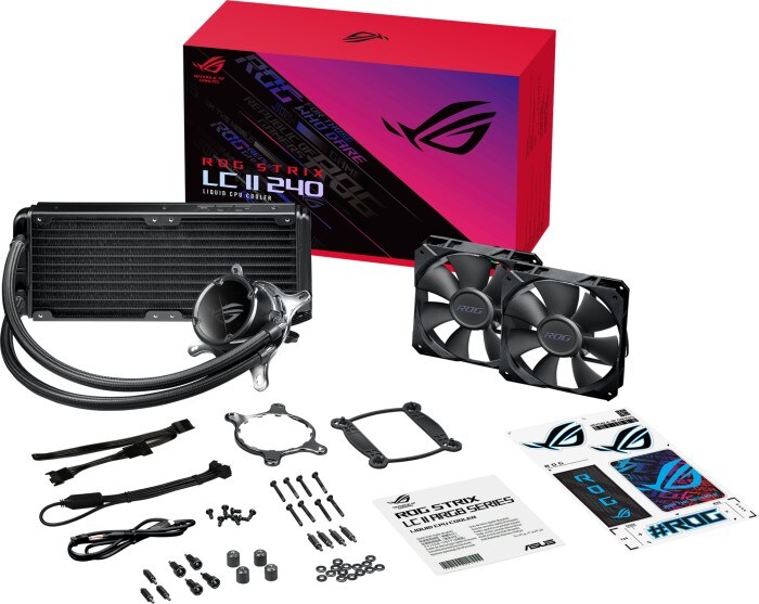 ASUS ROG Strix LC 240 II Komplettwasserkühlung für AMD und Intel CPUs