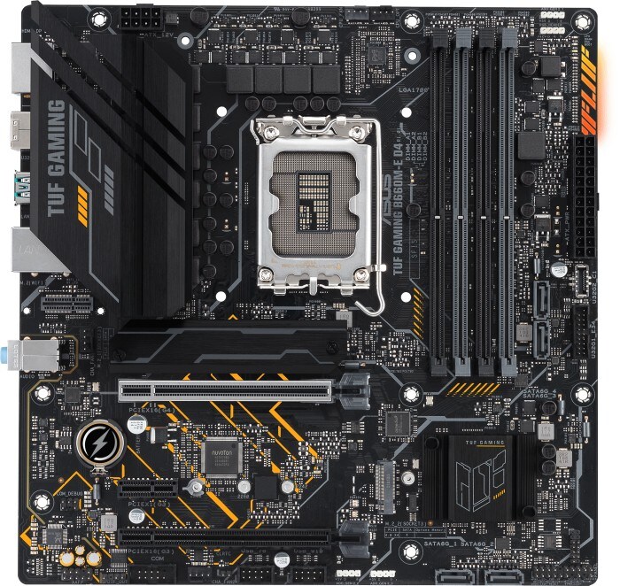 ASUS TUF GAMING B660M-E D4 ATX Mainboard Sockel 1700 HDMI/DP/USB