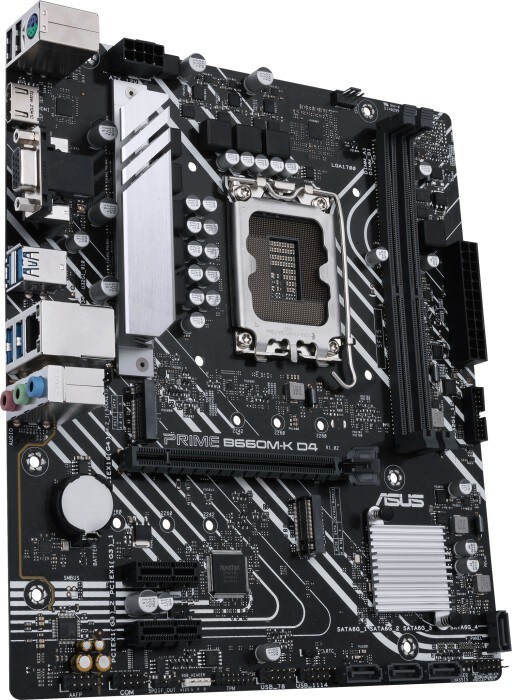 ASUS PRIME B660M-K D4 mATX Mainboard Sockel 1700 USB/HDMI/VGA