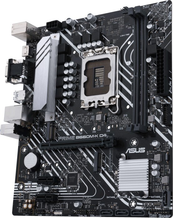 ASUS PRIME B660M-K D4 mATX Mainboard Sockel 1700 USB/HDMI/VGA