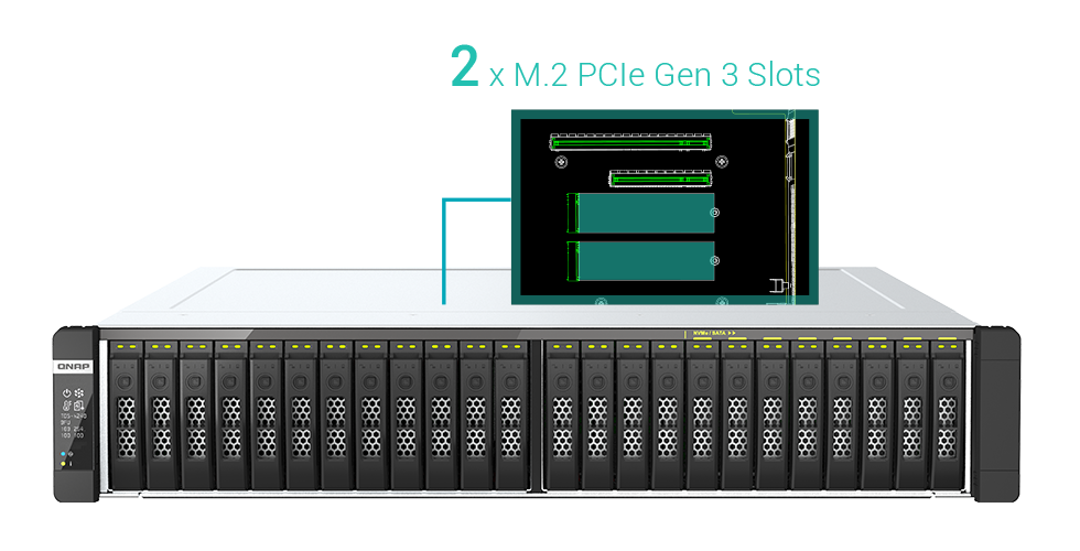 QNAP TDS-h2489FU-4314-256G NAS System 24-Bay