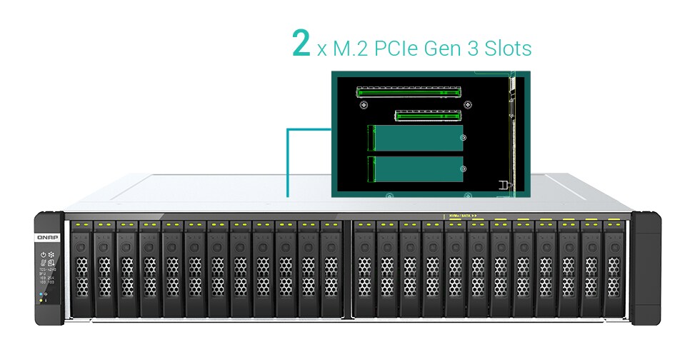 QNAP TDS-h2489FU-4314-256G NAS System 24-Bay