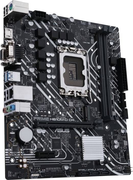 ASUS PRIME H610M-D D4 mATX Mainboard Sockel 1700 HDMI/VGA