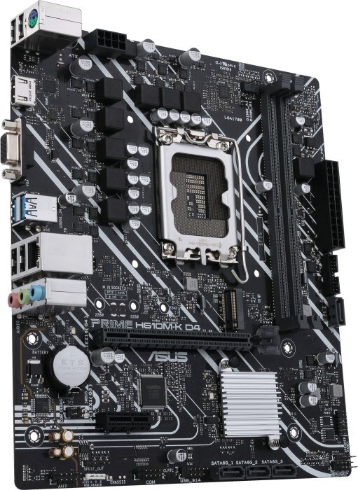 ASUS PRIME H610M-K D4 mATX Mainboard Sockel 1700 HDMI/VGA