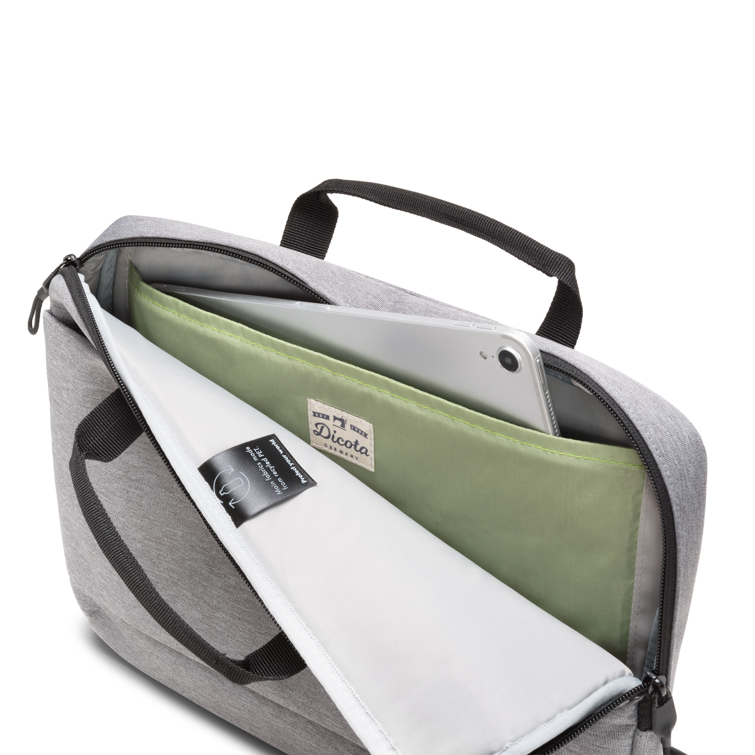 Dicota Slim Eco Motion 12-13.3 hellgrau Notebooktasche