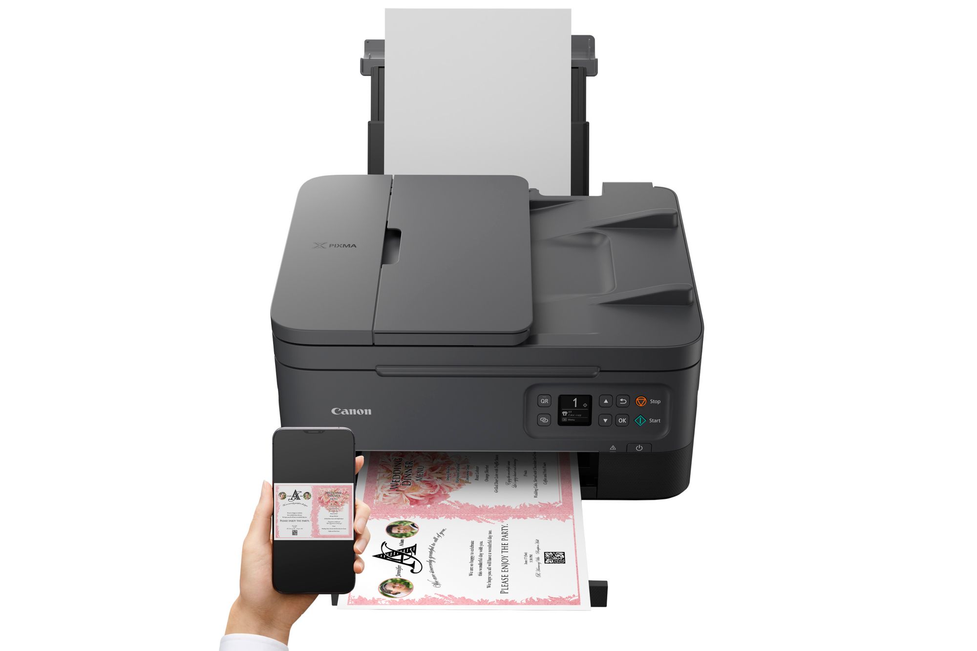 Canon PIXMA TS7450a Tintenstrahl-Multifunktionsdrucker Scanner WLAN Kopierer Cyberport 