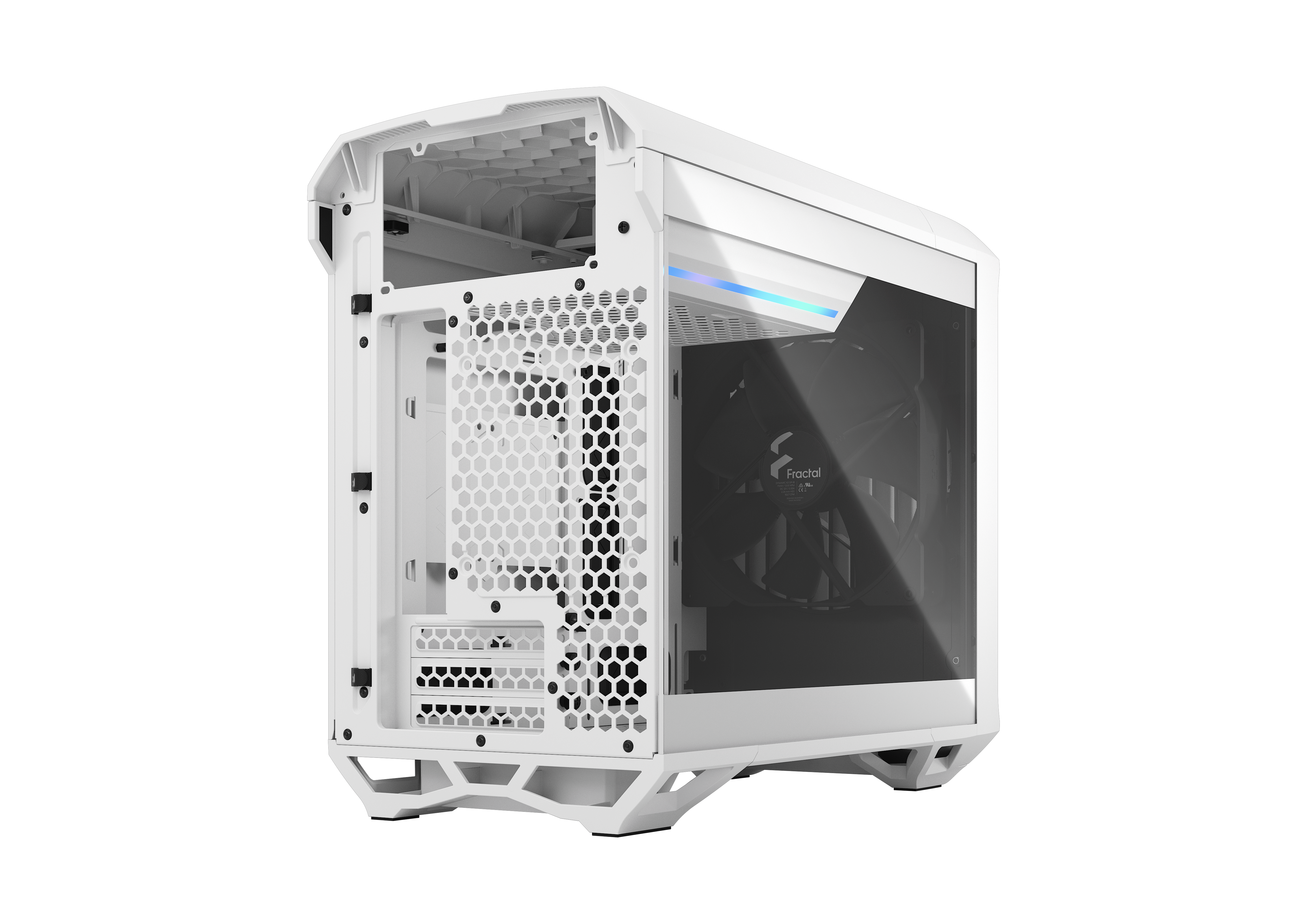 Fractal Design Torrent Nano White TG Clear Tint FD-C-TOR1N-03 Mini ITX Tower