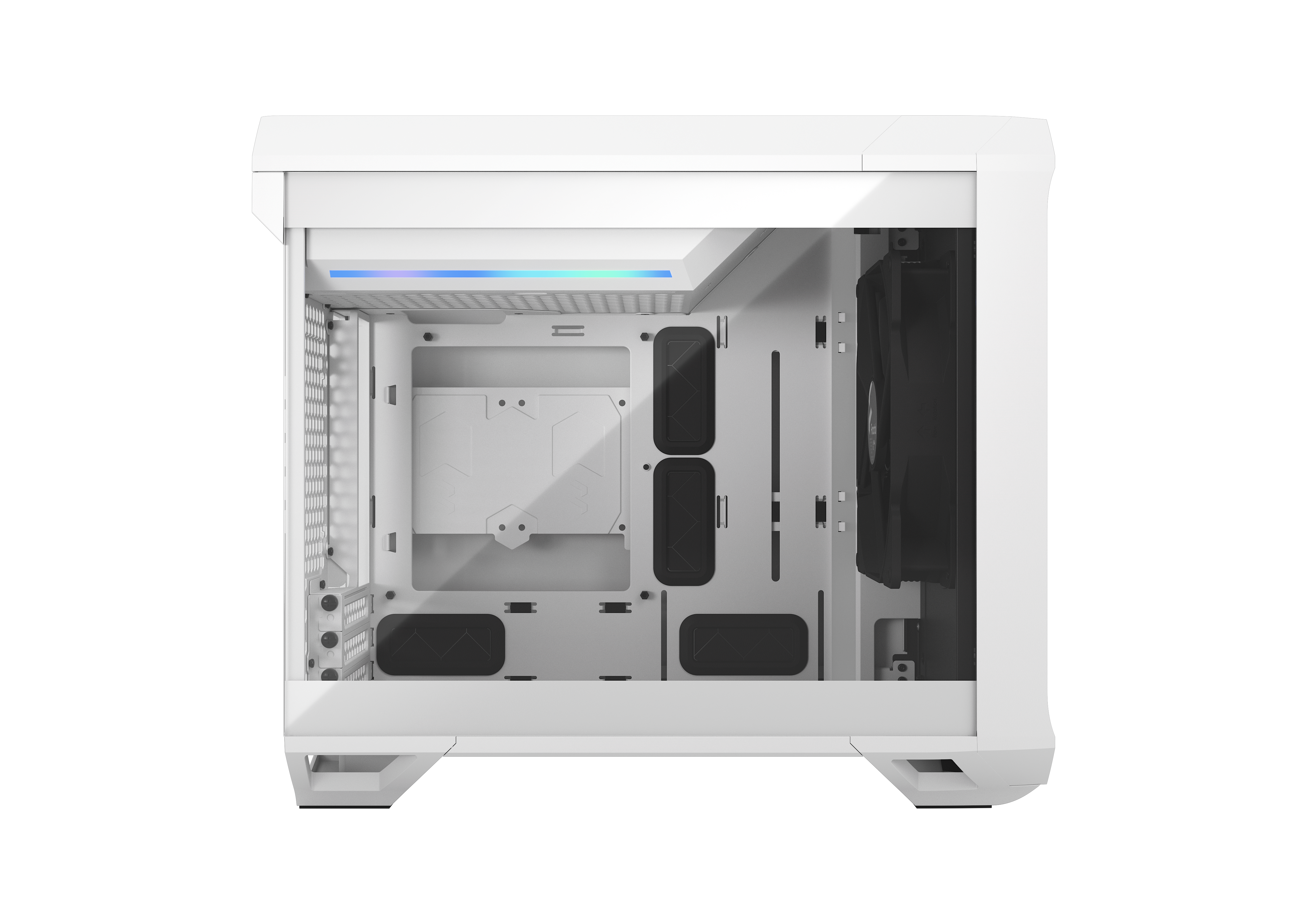 Fractal Design Torrent Nano White TG Clear Tint FD-C-TOR1N-03 Mini ITX Tower