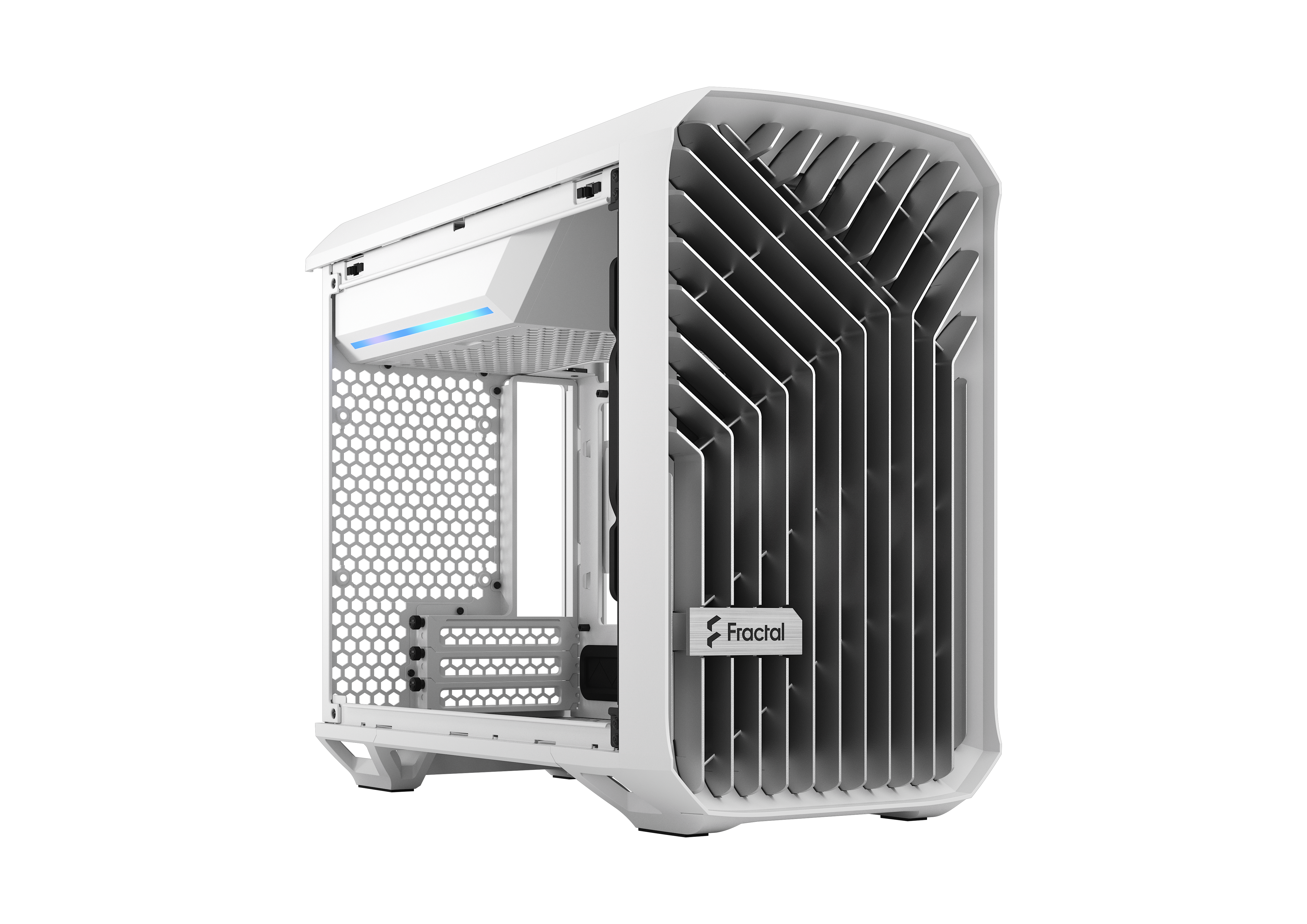 Fractal Design Torrent Nano White TG Clear Tint FD-C-TOR1N-03 Mini ITX Tower