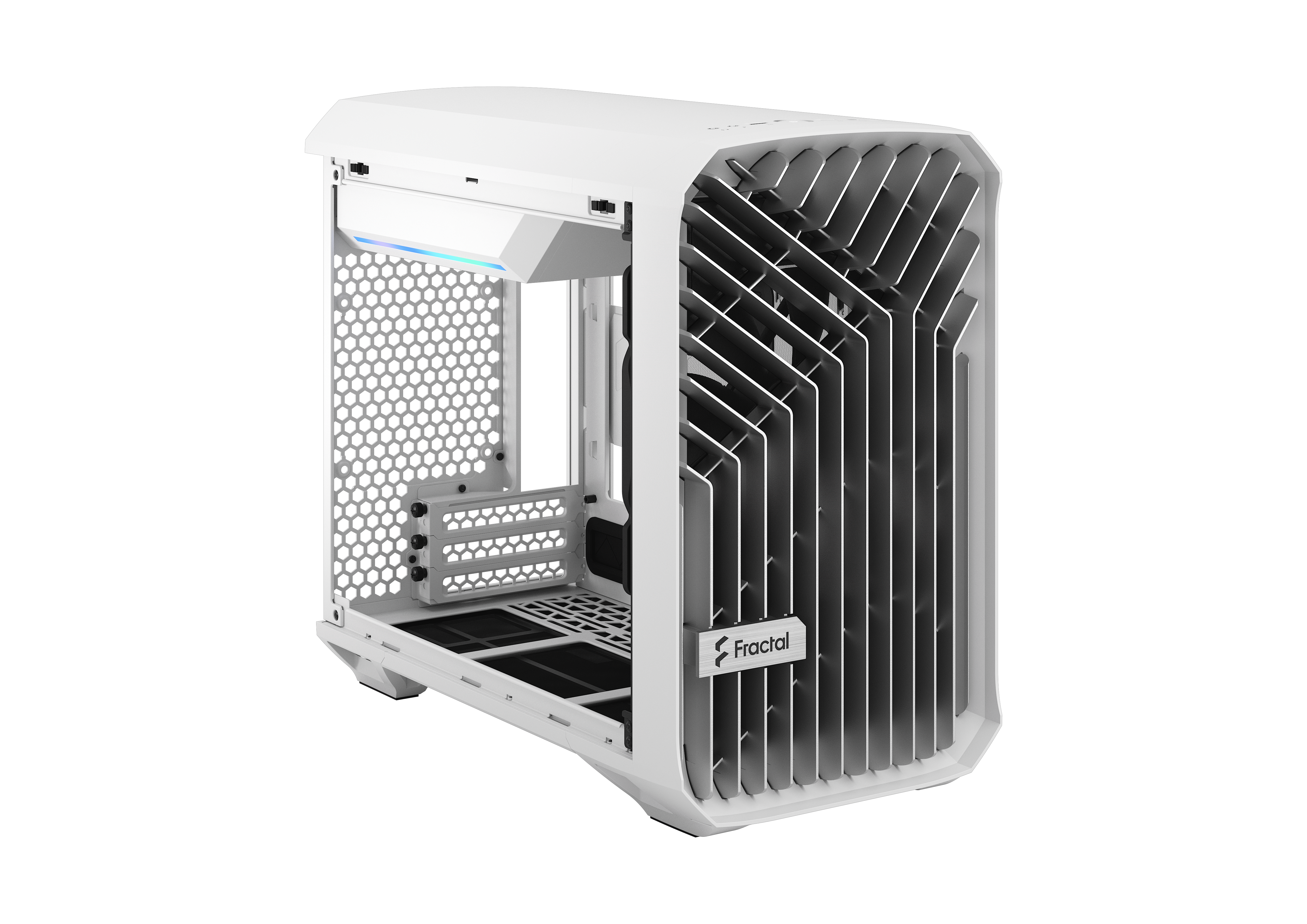 Fractal Design Torrent Nano White TG Clear Tint FD-C-TOR1N-03 Mini ITX Tower