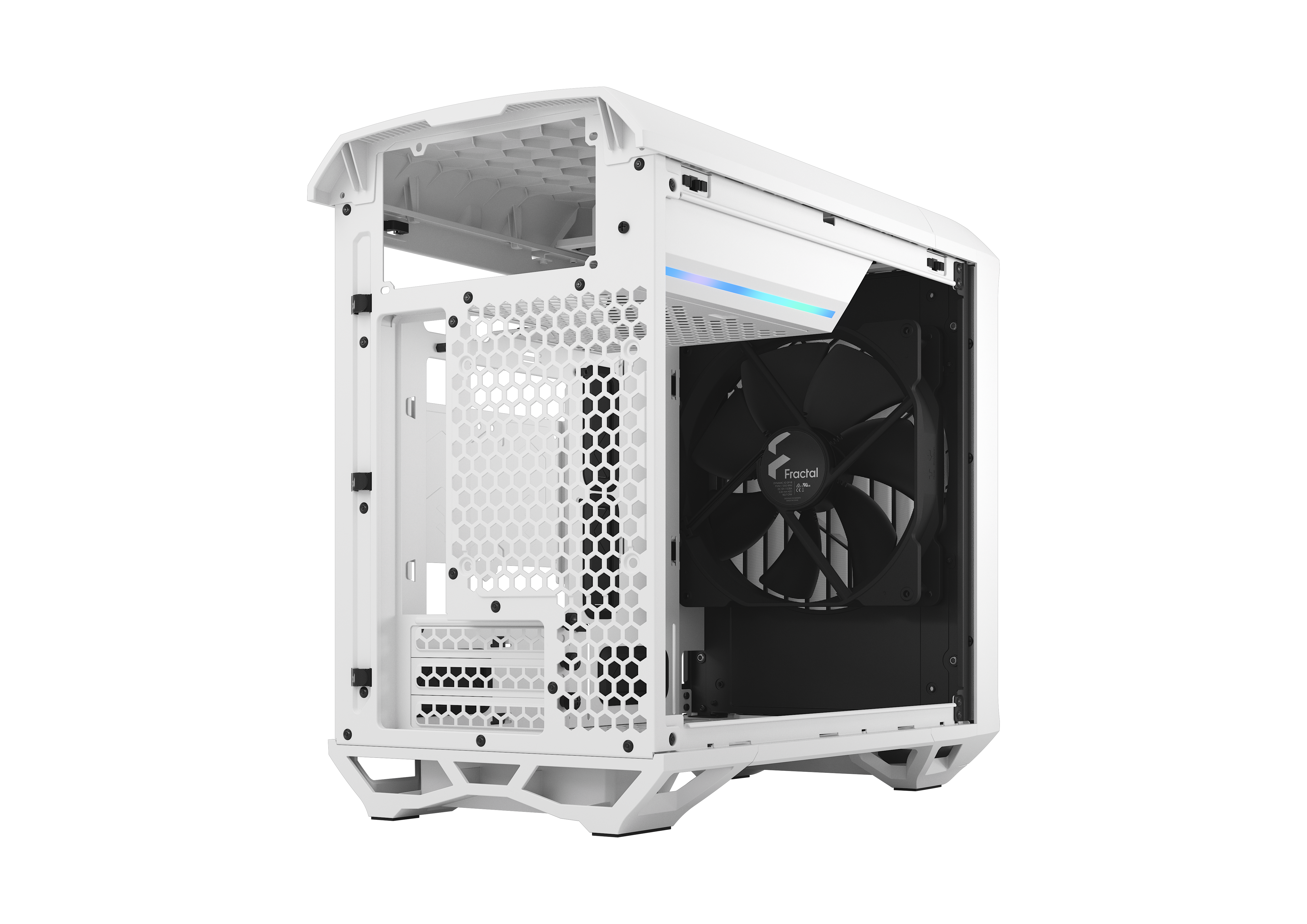 Fractal Design Torrent Nano White TG Clear Tint FD-C-TOR1N-03 Mini ITX Tower