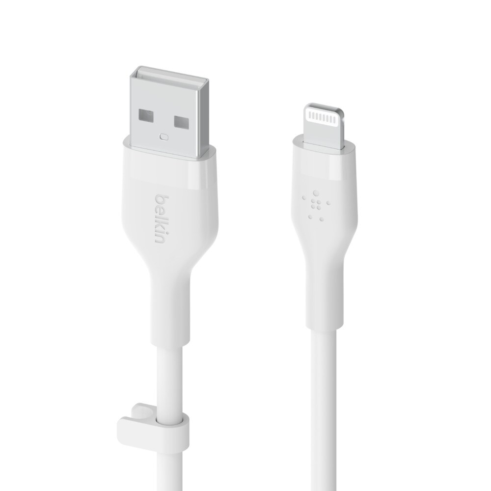 Belkin Flex Lightning/ USB-A Kabel mfi zertifiziert 1m weiß