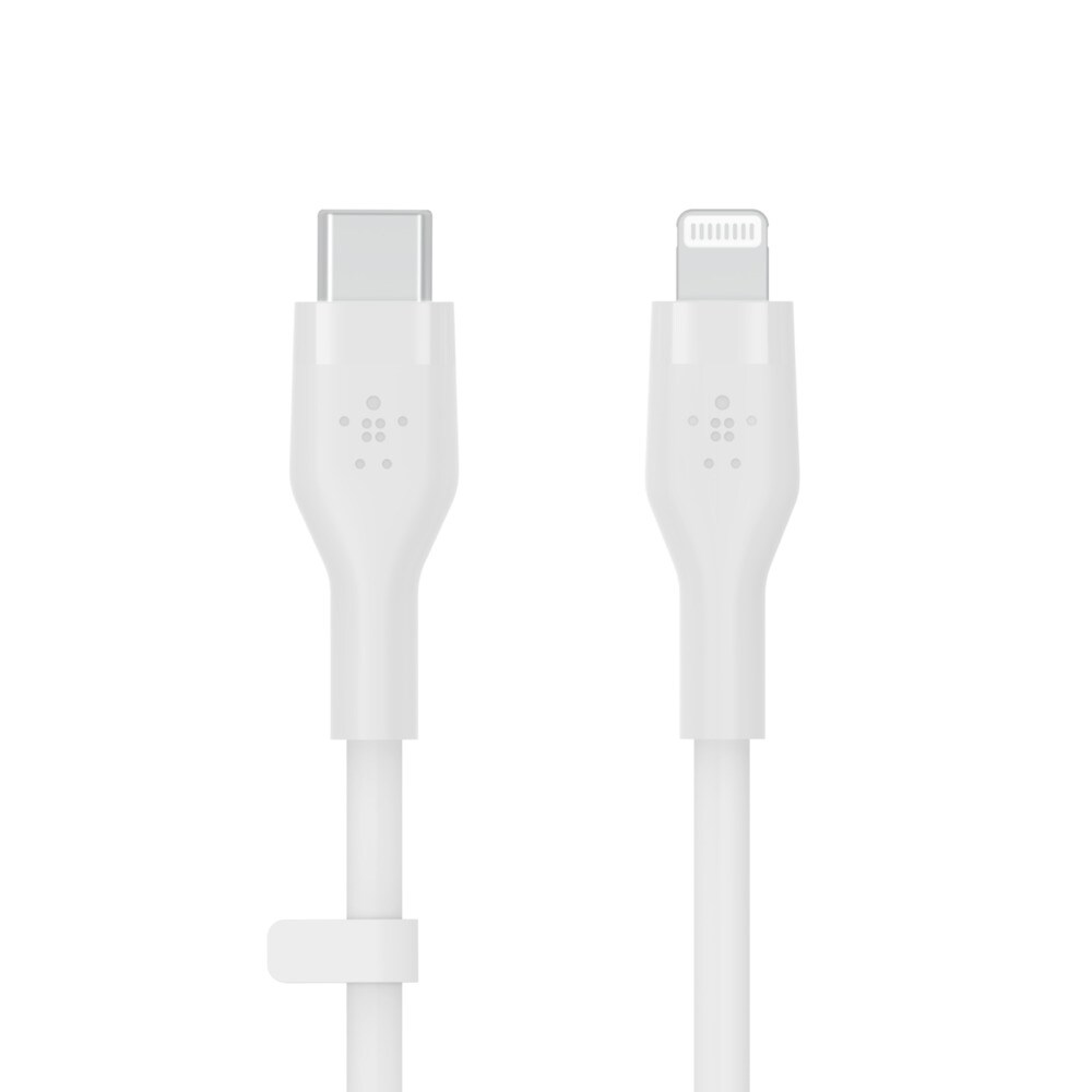 Belkin Flex Lightning/ USB-C Kabel mfi zertifiziert 2m weiß