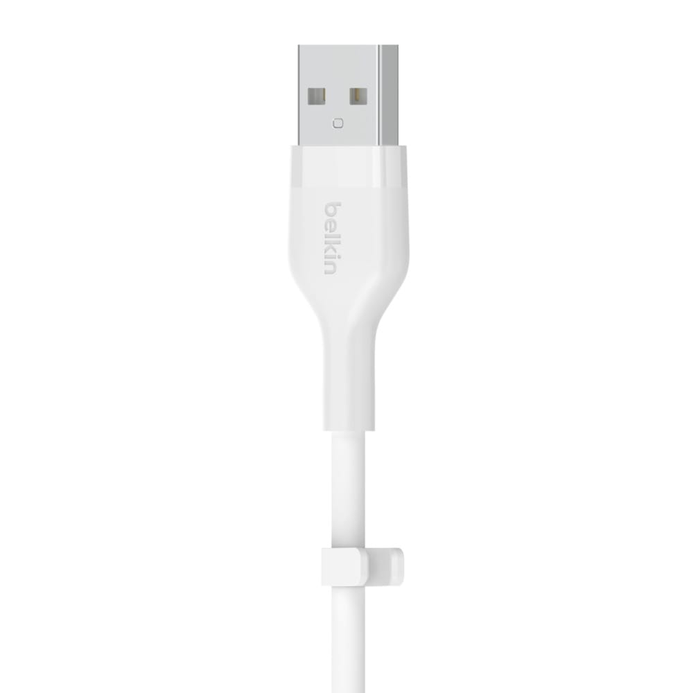 Belkin Flex USB-A/ USB-C Silikon Kabel 1m weiß