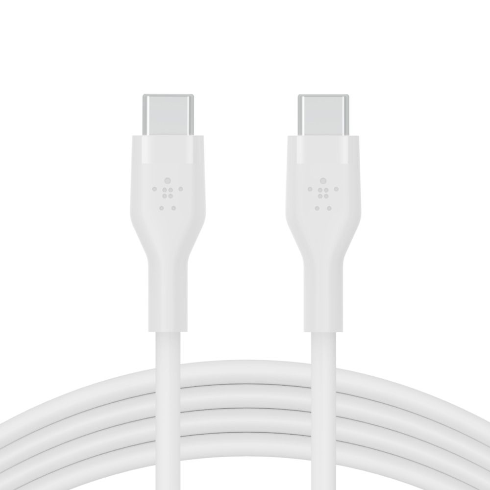 Belkin Flex USB-C/ USB-C Kabel Power Delivery 60W 1m weiß