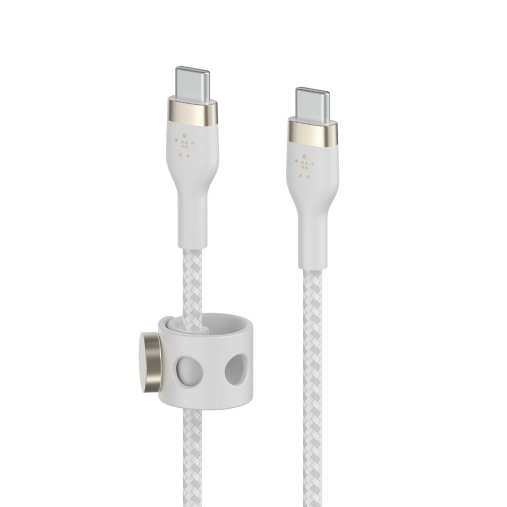 Belkin Pro Flex USB-C/ USB-C Kabel Power Delivery 60W 1m weiß