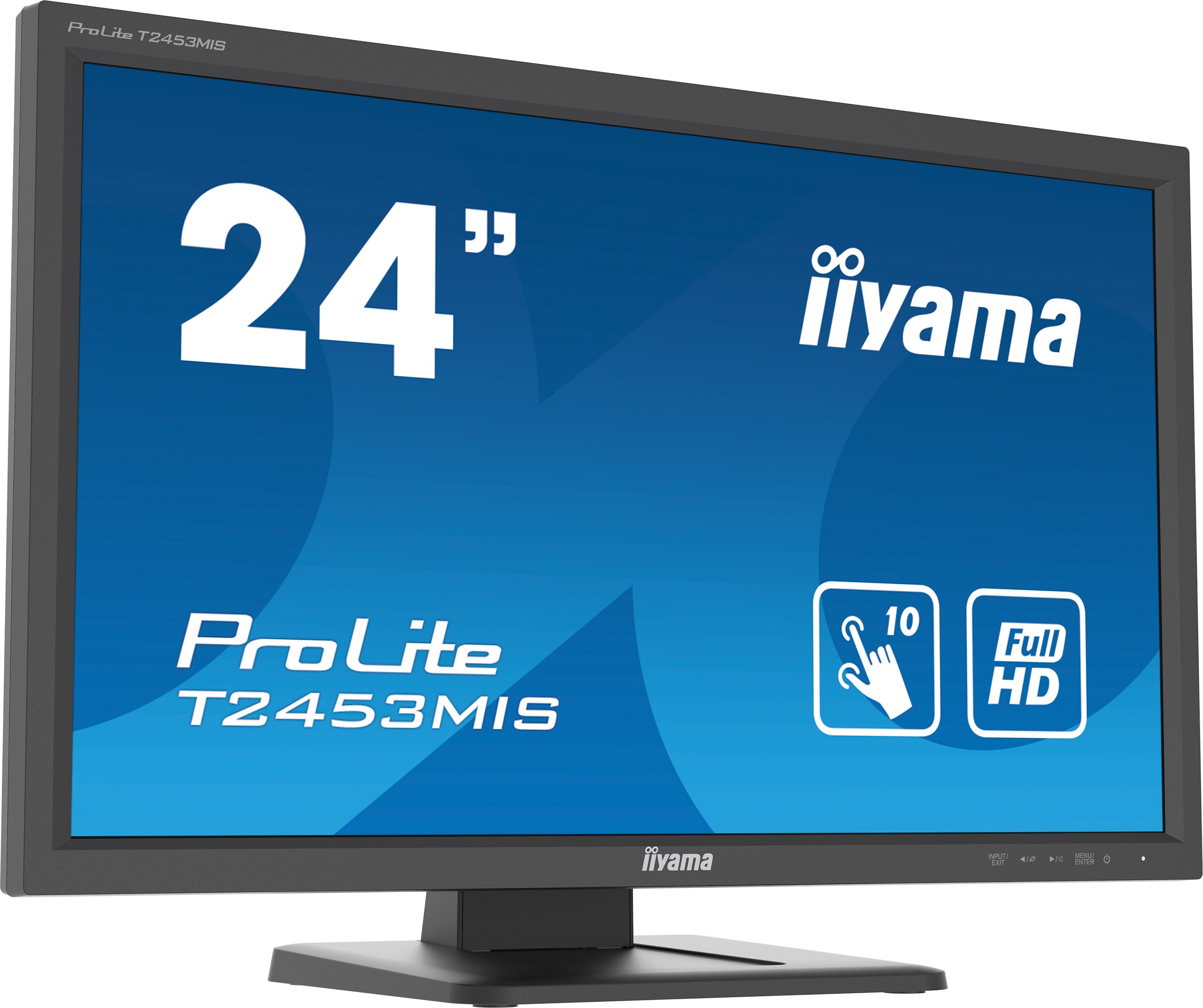 iiyama ProLite T2453MIS-B1 59,8cm (23.6") 10-Punkt Multitouch-Monitor FullHD VA