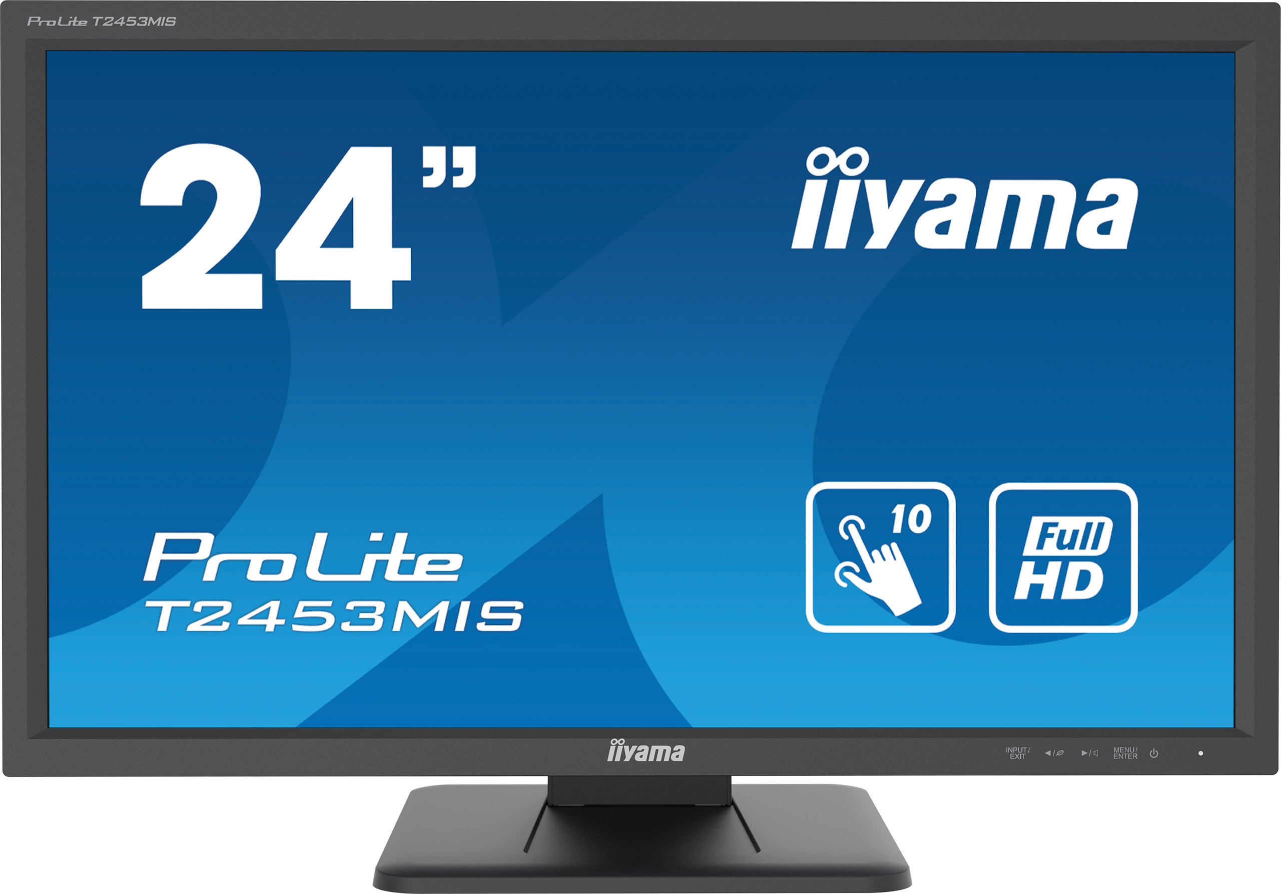 iiyama ProLite T2453MIS-B1 59,8cm (23.6") 10-Punkt Multitouch-Monitor FullHD VA