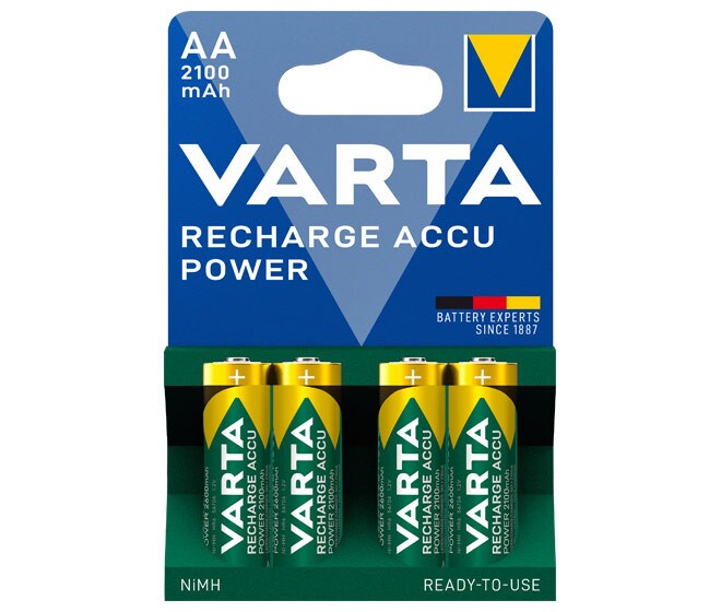 VARTA Ready2Use Akku Mignon AA HR6 4er Blister (2100 mAh)