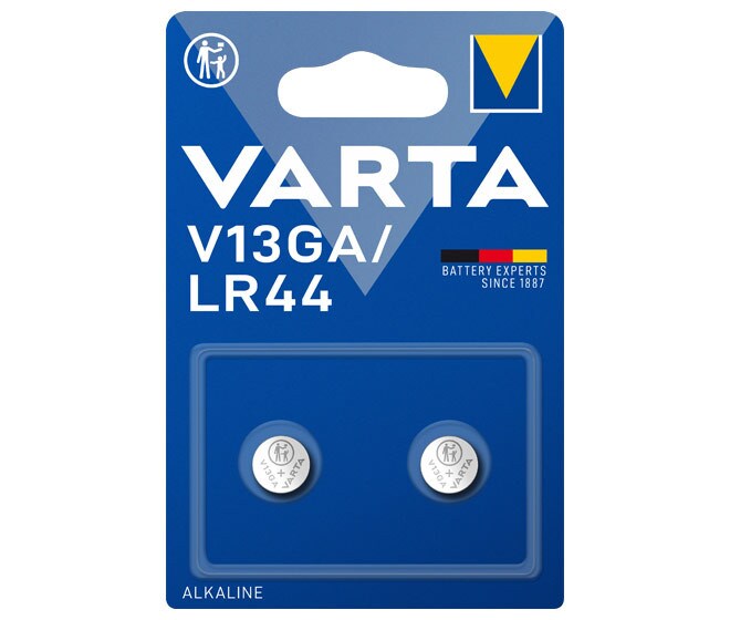 VARTA Professional Electronics Batterie V 13 GA LR44 4276 2er Blister