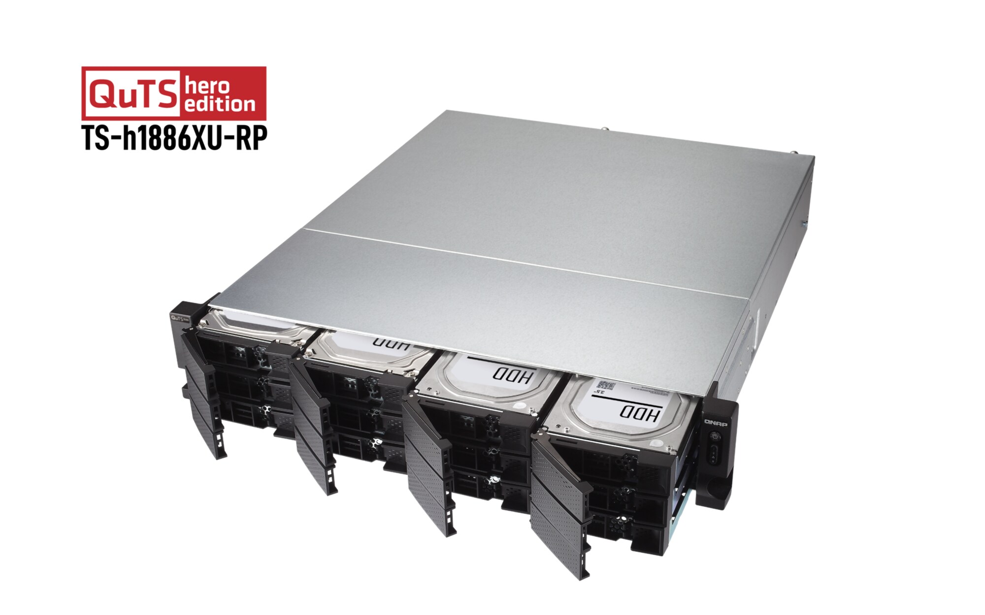 QNAP TS-h1886XU-RP-D1622-32G NAS System 12+6-Bay