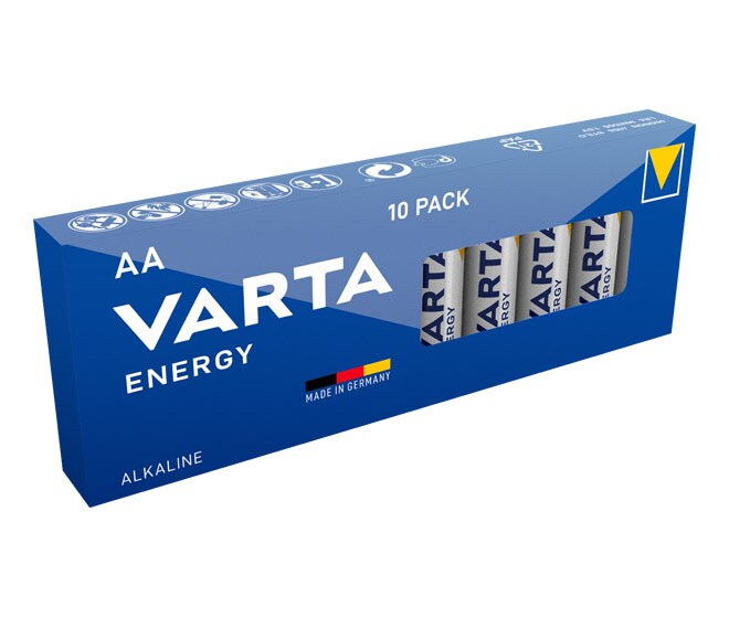 VARTA Energy Batterie Mignon AA LR6 10er Retail Box