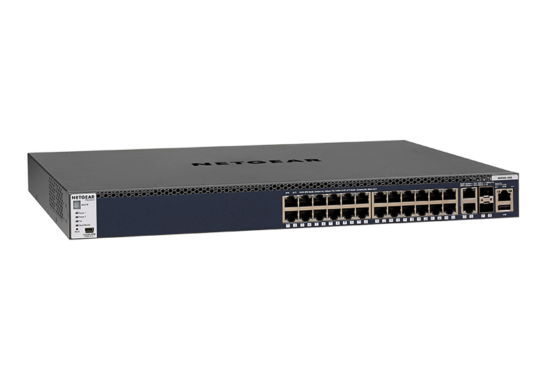 Netgear M4300-28G (GSM4328S) 24x1G, 2x10G und 2xSFP+ Managed Switch