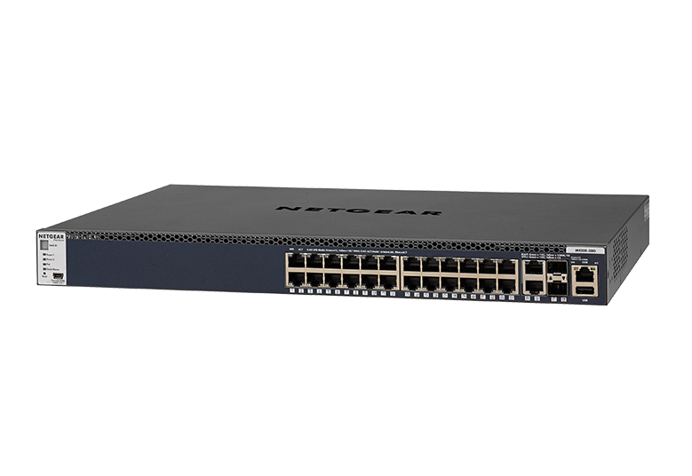 Netgear M4300-28G (GSM4328S) 24x1G, 2x10G und 2xSFP+ Managed Switch