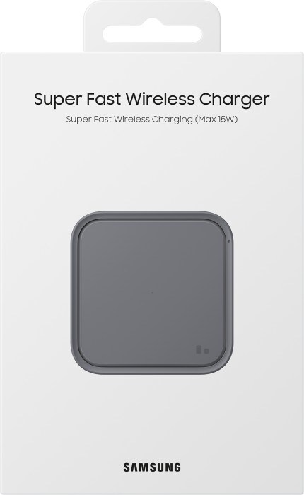 Samsung Wireless Charger Pad mit Adapter EP-P2400T Dunkelgrau