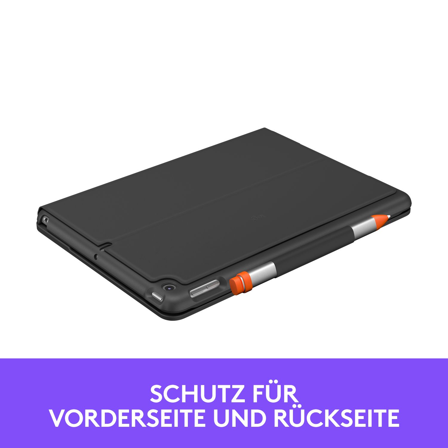 Logitech Slim Folio Hülle und Tastatur für iPads der 7./8. Generation (2019/20)