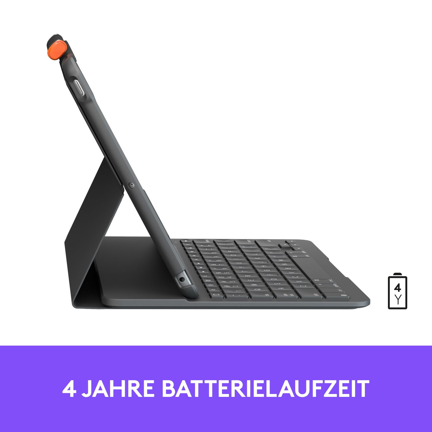 Logitech Slim Folio Hülle und Tastatur für iPads der 7./8. Generation (2019/20)